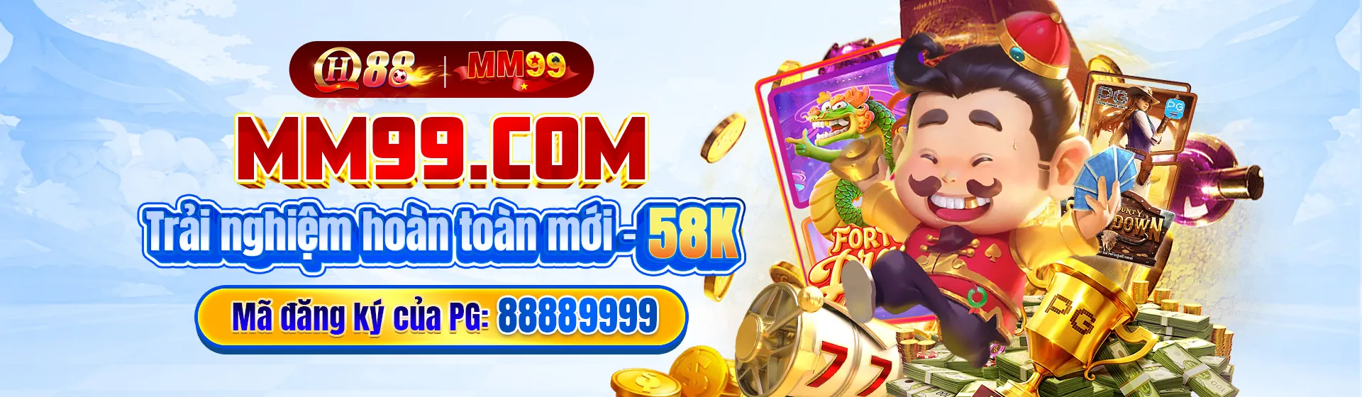 Hình ảnh banner khuyến mãi f1688 với tiền thưởng và logo